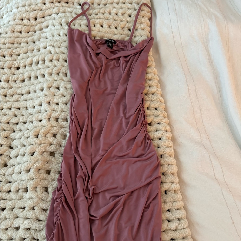 Boohoo Maternity Midi Dress and Duster Size 8